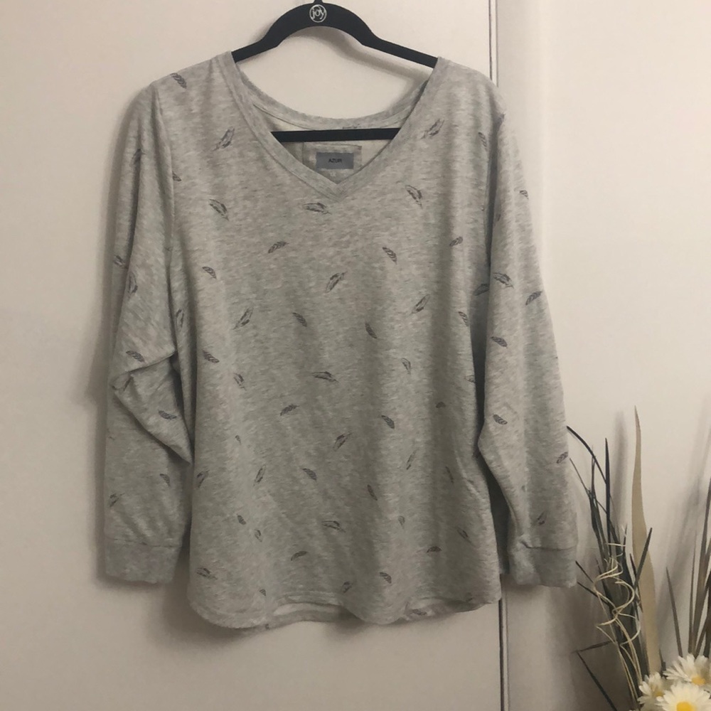 Azur | Feather Sweatshirt | 1x